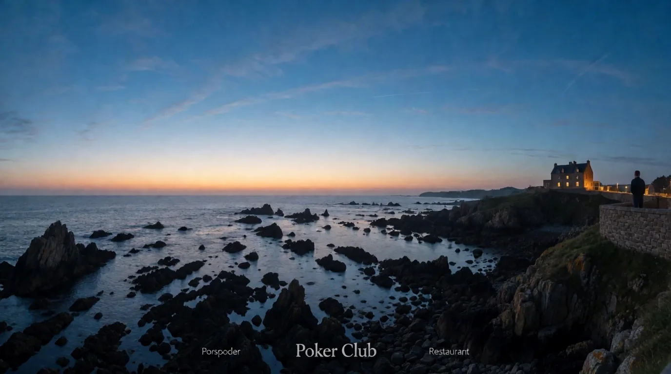 Littoral de Porspoder au crépuscule